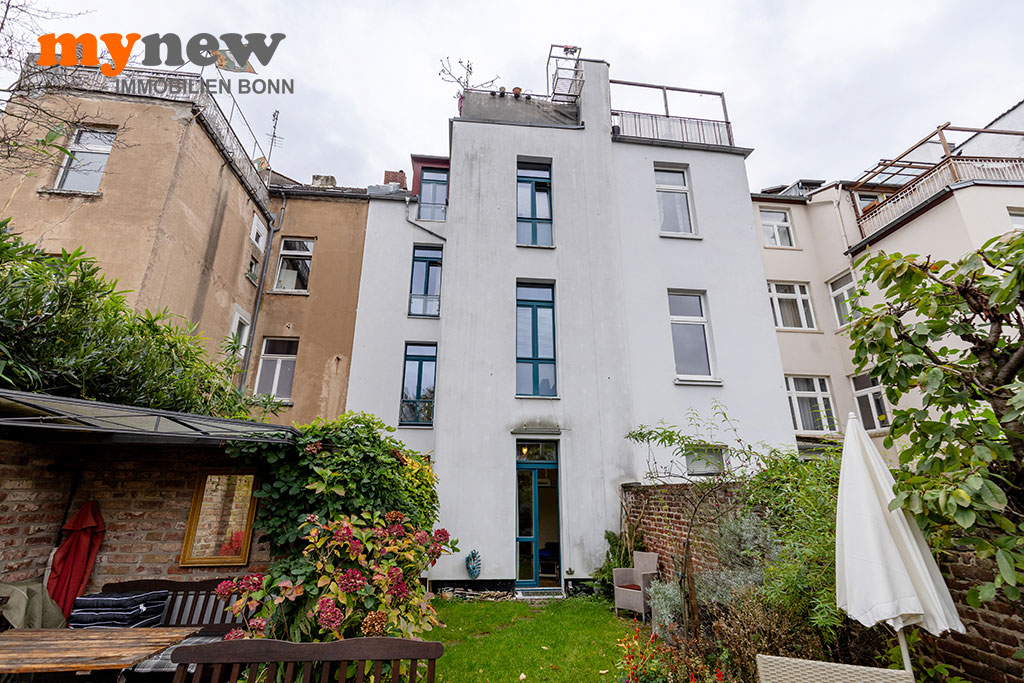 mynew Immobilien Bonn Altstadt Haus Verkauf Rückansicht